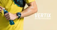 Climber wearing a COROS VERTIX watch