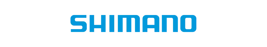 Logo di Shimano in blu su sfondo bianco
