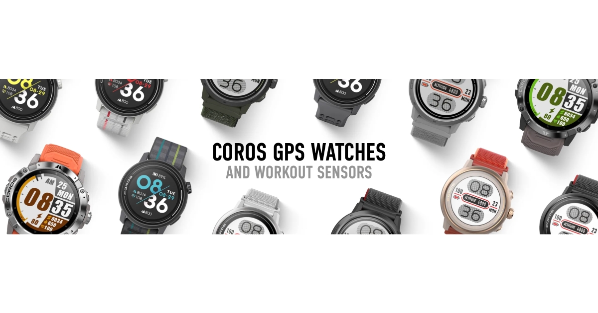 ウォッチ、心拍センサー&その他、すべてのCOROS(カロス)製品