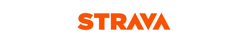 Logo di Strava in arancione